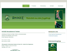 Tablet Screenshot of ahogee.de